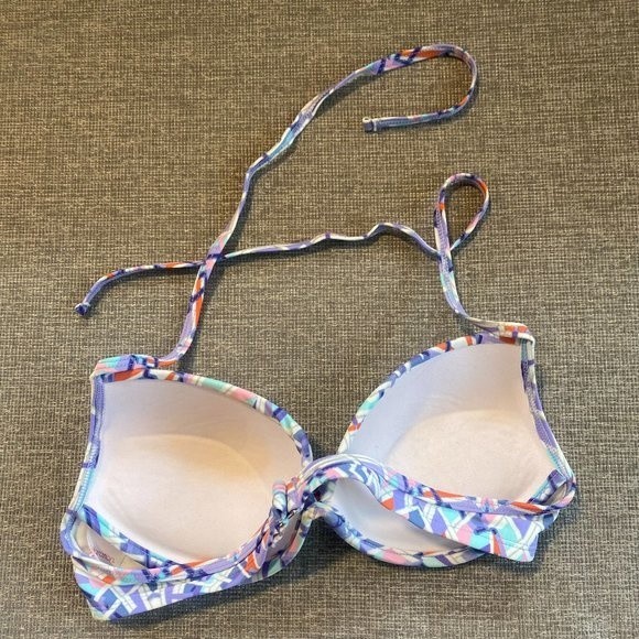 Xhilaration | Padded Print Bikini Top | Worn Once | Large - Picture 3 of 3